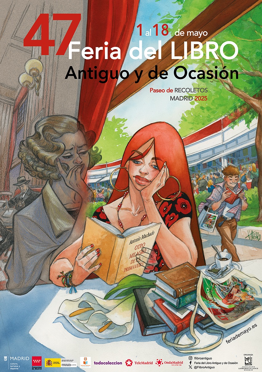 Feria Libro Antiguo 2025 cartel Feria Libro Antiguo 2025 cartel