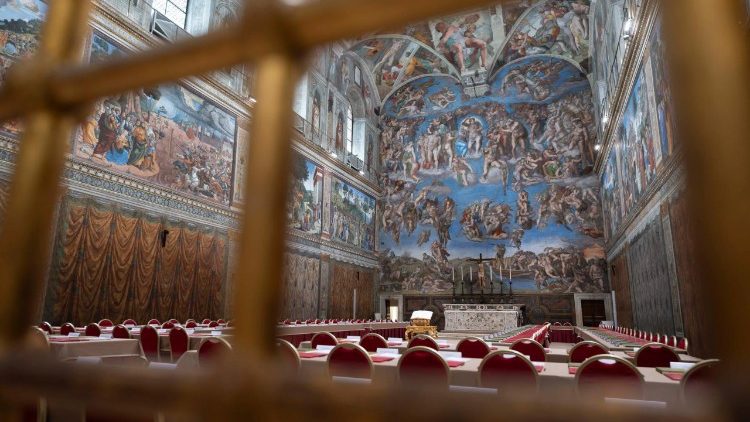 Vaticano capilla Sixtina conclave 2025 02 Vaticano capilla Sixtina conclave 2025 02