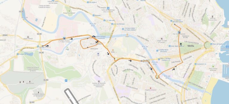 coa recorrido de ida