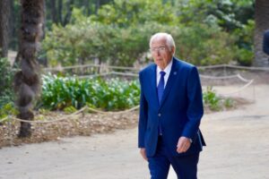 Imbroda en Barcelona druante la conferencia de presidentes