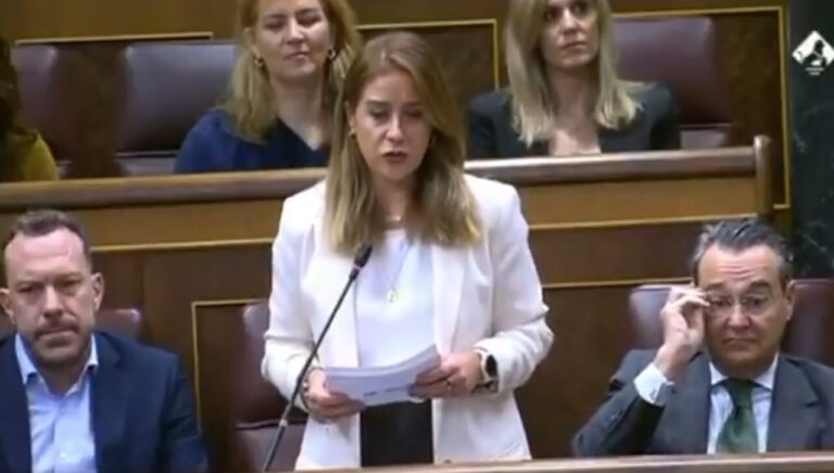 Sofía Acedo en el Congreso de los Diputados