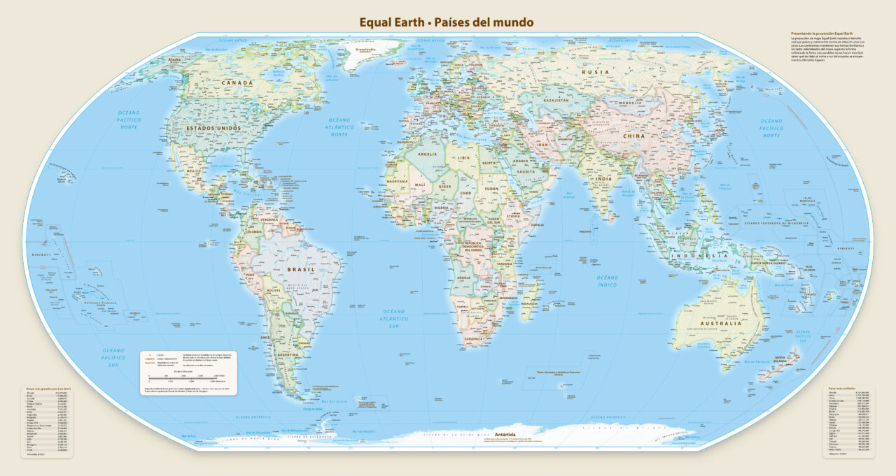 Equal Earth Map 11E AI ES Equal Earth Map 11E AI ES