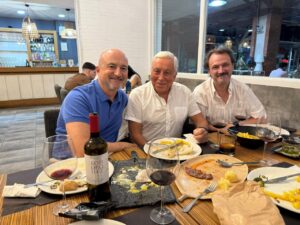 Pablo Martínez, Enrique Bohórquez y Domingo Botello