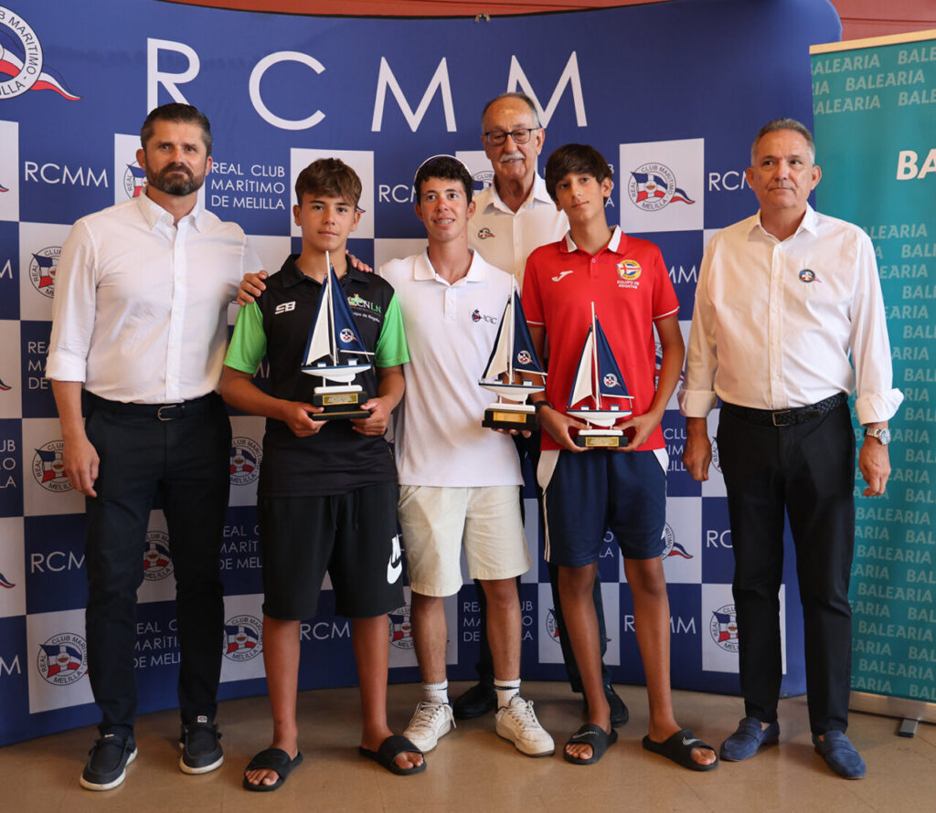 TROFEO ilca4 masculino podio