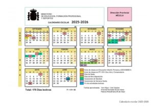 calendario escolar curso 2025 2026