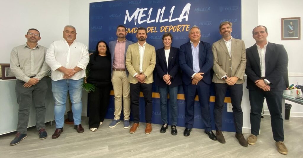 Reunión de la presidenta de la FEB con autoridades en Melilla