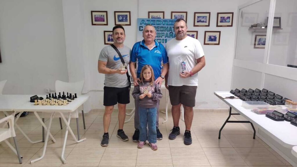 Ganadores del Torneo Virgen del Pilar 2025 en la Federación Melillense de Ajedrez