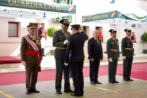 Ceremonia de la Guardia Civil en Melilla con autoridades presentes