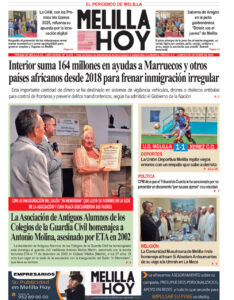 Portada del diario Melilla Hoy del 6 de octubre de 2025