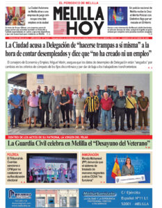 Portada del periódico Melilla Hoy del sábado 4 de octubre de 2025