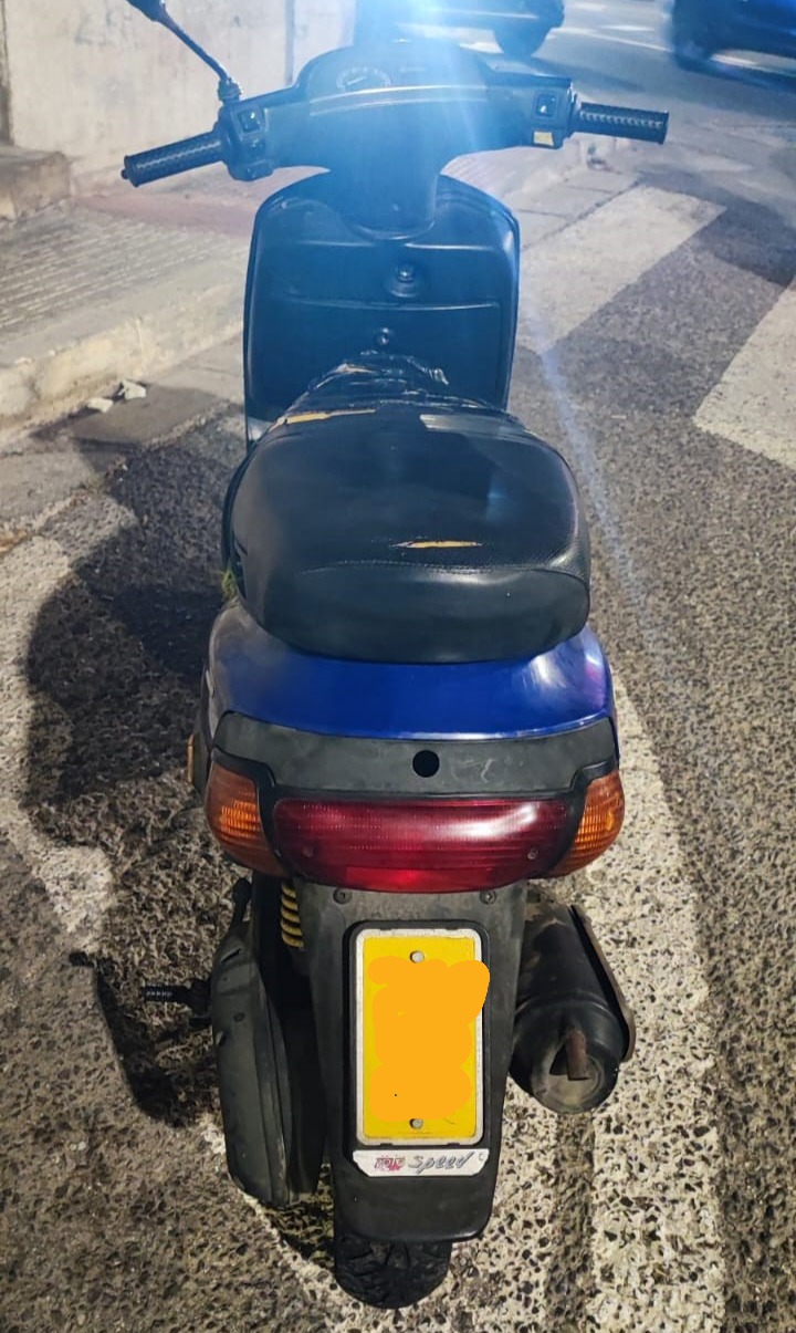 Ciclomotor robado en la calle Fernández Cuevas de Melilla
