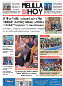 Portada del periódico Melilla Hoy del 3 de octubre de 2025