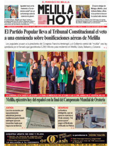 Portada del periódico Melilla Hoy del 7 de octubre de 2025