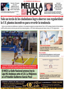Portada del periódico Melilla Hoy del 5 de octubre de 2025