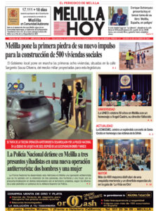 Portada del periódico Melilla Hoy del 30 de octubre de 2025