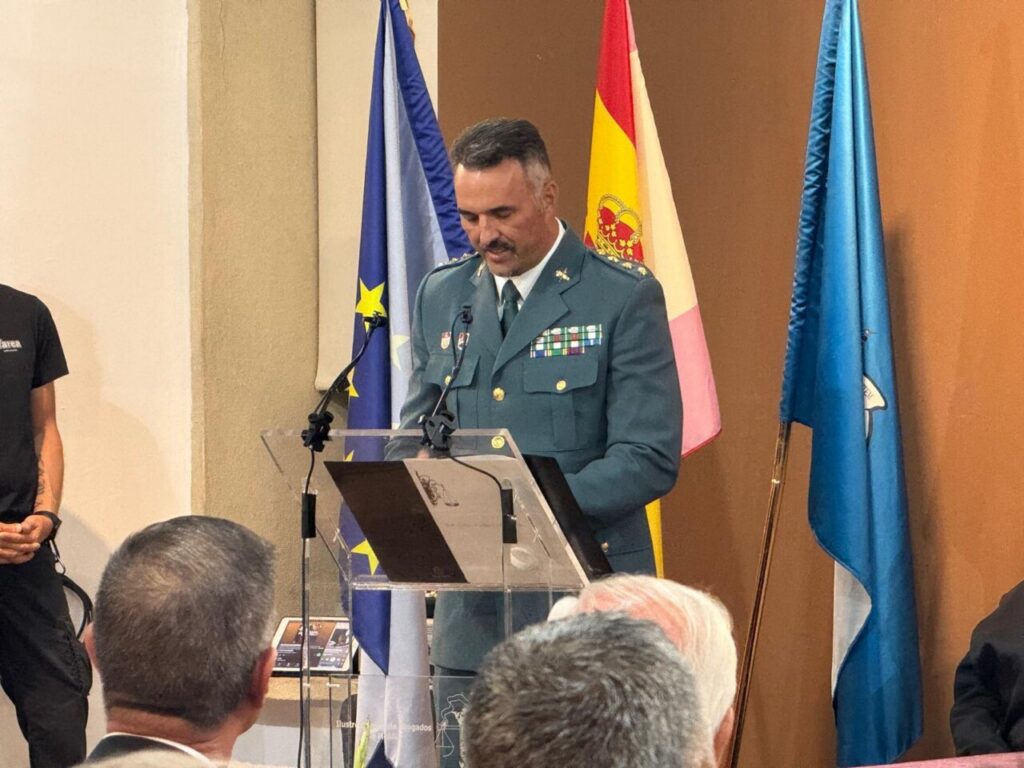 Ceremonia de premiación de la Guardia Civil por el Colegio de Abogados