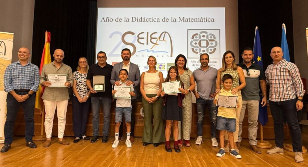 Entrega de premios del Año de la Didáctica de la Matemática en Melilla