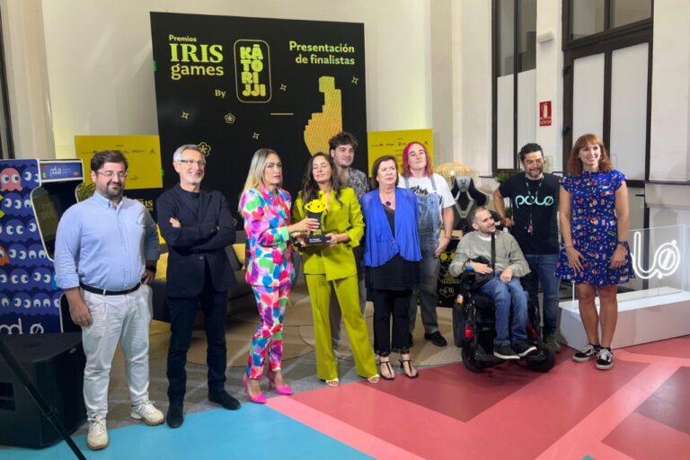 Presentación de finalistas de los Premios Iris Games 2025 en Málaga.