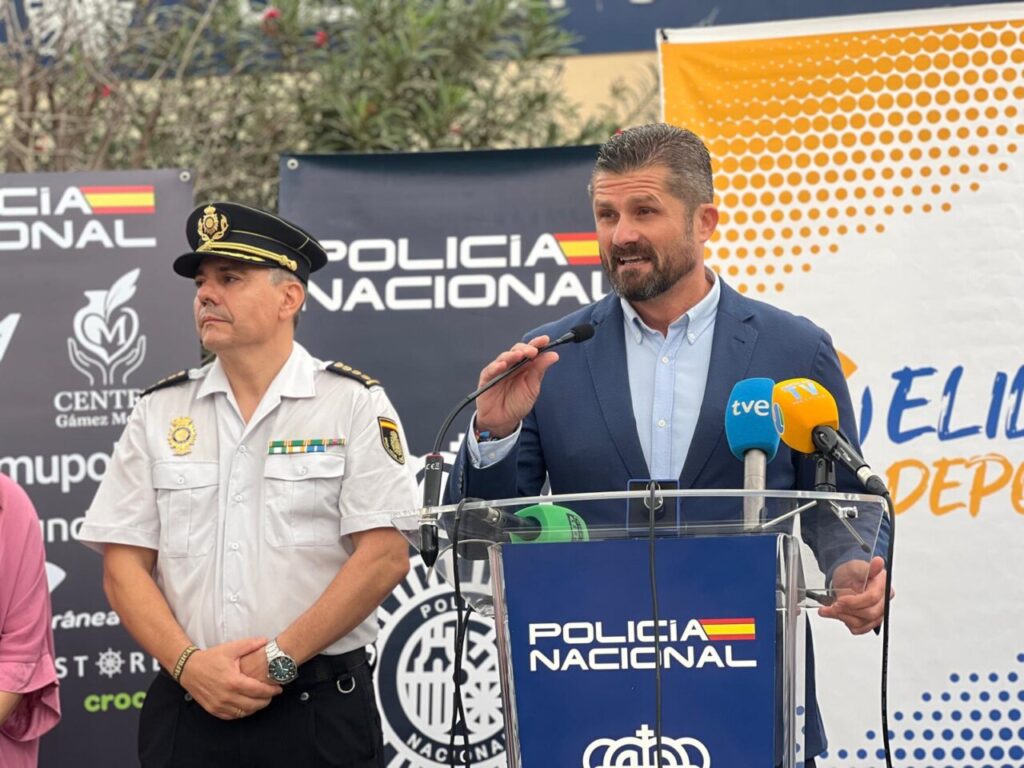 Presentación de la V Ruta 091 por la Policía Nacional.