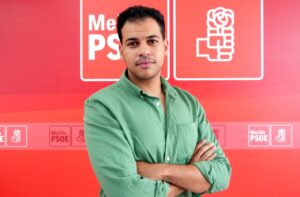 Riduan Moh, portavoz del PSOE en Melilla, en un evento político