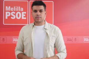 Riduan Moh portavoz del PSOE en Melilla en conferencia de prensa