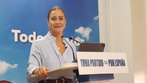 Sofía Acedo durante una rueda de prensa sobre salud pública