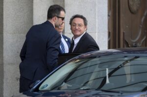 Agentes de la Guardia Civil en el juicio contra el fiscal general del Estado.