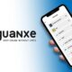 Pantalla de la app Guanxe mostrando tiendas disponibles para compras online