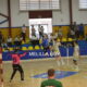 Jugadores del Club Balonmano Melilla en acción durante un partido