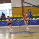 Jugadoras del Club Balonmano T-Maravilla Melilla en acción durante un partido