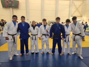 Judocas del Club Sakura en la Copa de España Cadete en Huelva