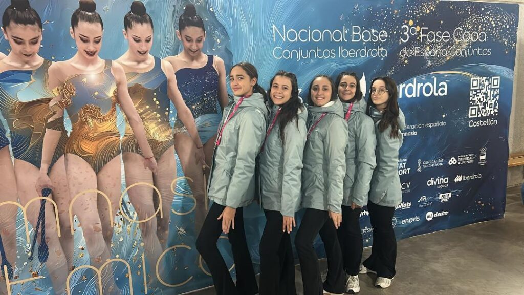 Gimnastas del Club Virka Melilla en el Campeonato de España