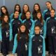 Grupo de gimnastas del Club Virka Melilla en el Campeonato de España