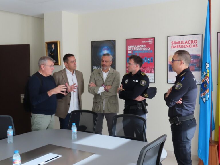 Reunión entre representantes de la policía de Melilla y Torrejón de Ardoz.