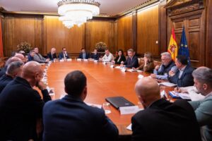 Reunión de Feijóo con sindicatos de Policía y Guardia Civil
