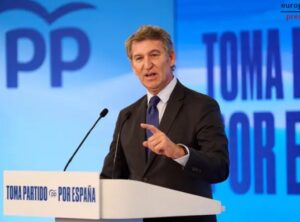 Alberto Núñez Feijóo hablando sobre elecciones en la Comunidad Valenciana