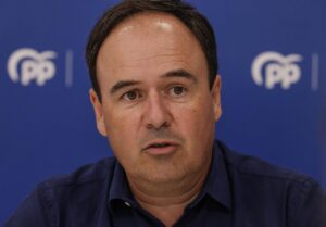 Alberto Núñez Feijóo durante una conferencia de prensa