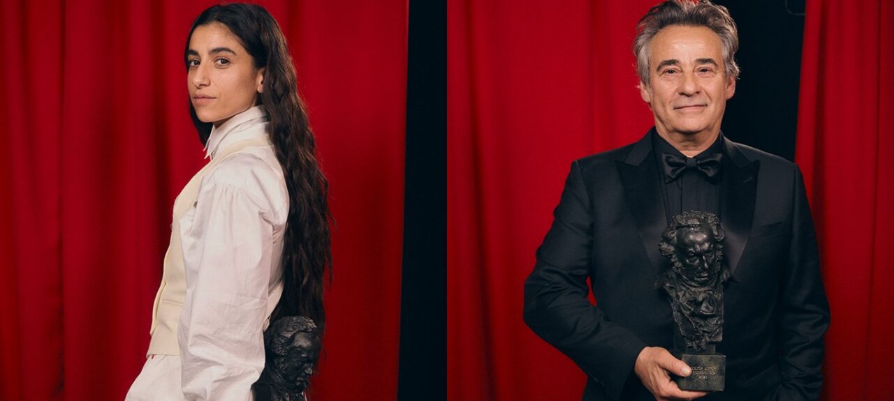 Carolina Yuste y Eduard Fernández en la Fiesta del Cine 2025