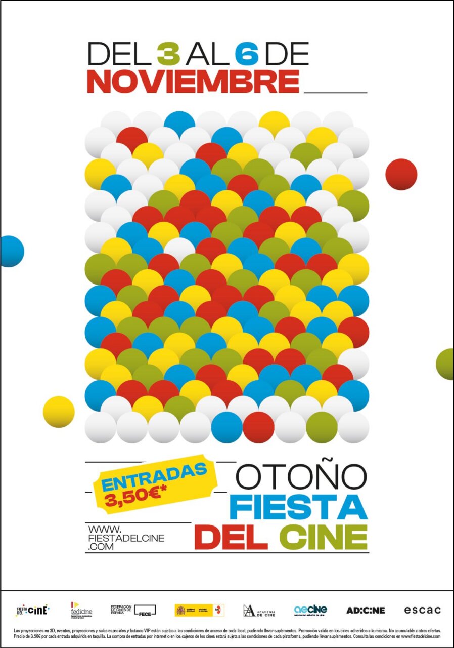 Cartel promocional de la Fiesta del Cine 2025 con fechas y precios