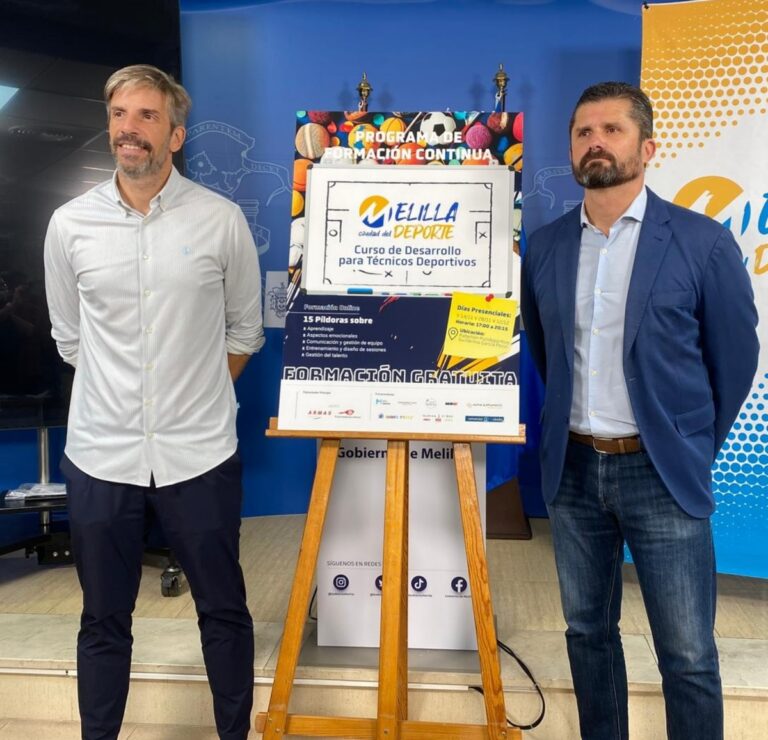 Presentación del curso de desarrollo para técnicos deportivos en Melilla