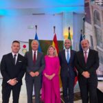 Miguel Marín y otros asistentes en el II Foro Empresarial de Melilla