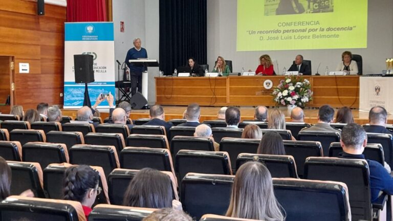Acto de homenaje a José Luis López Belmonte en la Facultad de Educación