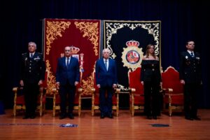 Acto de toma de posesión del nuevo jefe de Policía Nacional en Melilla.