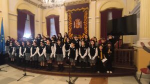 Alumnos de Primaria en el Pleno Infantil de la Asamblea de Melilla