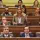 Sofía Acedo hablando en el Congreso durante una sesión del PP.