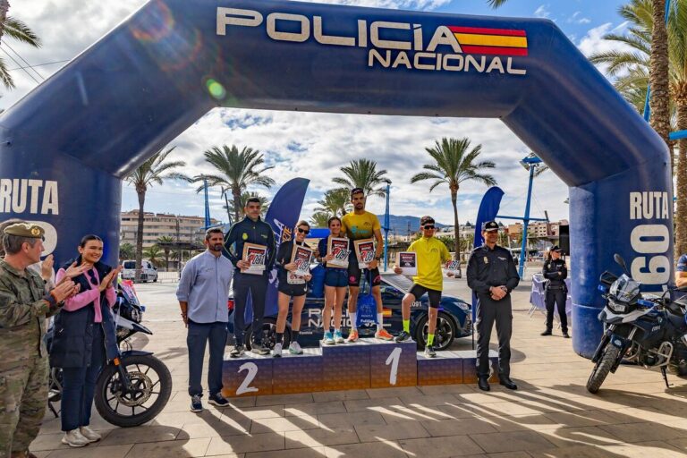 Ganadores de la V Carrera Solidaria Ruta 091 en Melilla