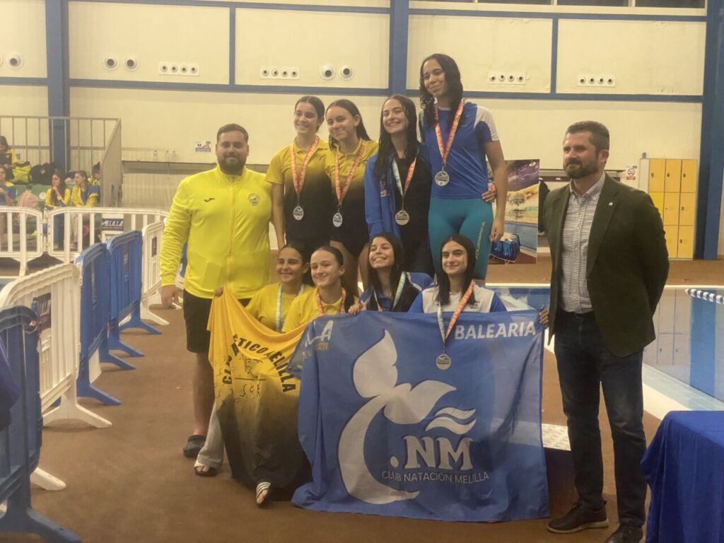 Equipo del Club Natación Melilla en el XIX Trofeo Ciudad de Melilla