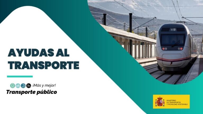 Imagen promocional sobre ayudas al transporte público y abono único 2026