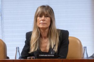 Begoña Gómez durante una comparecencia en un tribunal