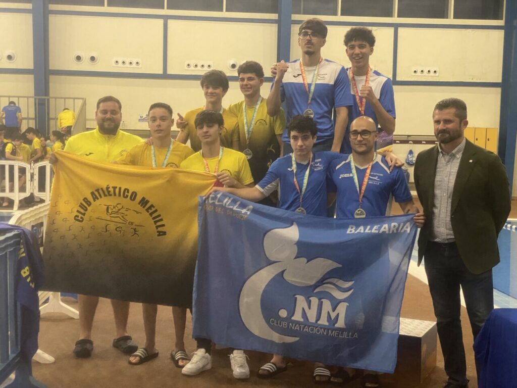 Equipo del Club Natación Melilla en el XIX Trofeo Ciudad de Melilla